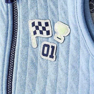 Toddler Boy Carter's 3-pc. Race Car Vest, Bodysuit & Pants Set