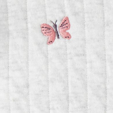 Baby Girl Carter's 3-pc. Butterfly Vest, Bodysuit & Legging Set