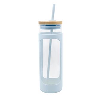 Glass Silicone Water Bottle