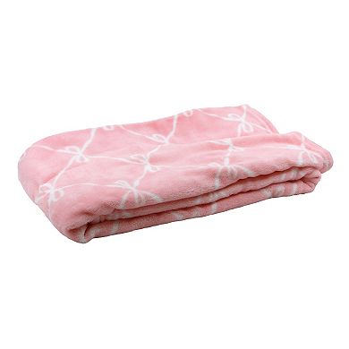 Bow Print Throw Blanket