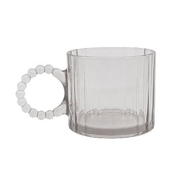 2-pk Clear Glass Mugs