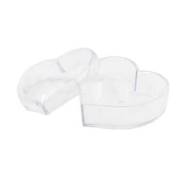 Heart Shape Acrylic Storage Container