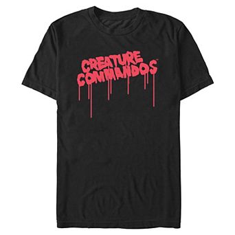 Men's Creature Commandos Drippy Paint Graphic Tee