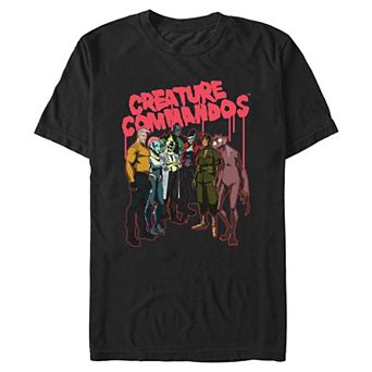 Men's Creature Commandos Crew Portrait Graphic Tee
