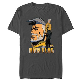 Men's Creature Commandos Rick Flag Sr. Poster Graphic Tee