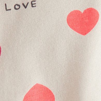 Baby Girl Carter's 3-pc. Heart Jacket, Bodysuit & Pant Set