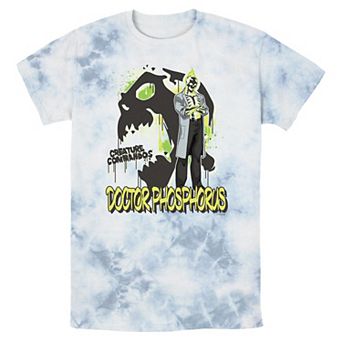 Men's Creature Commandos Doctor Phosphorus Poster Bombard Wash Graphic Tee