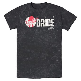 Men's Creature Commandos Presenting The Bride Mineral Wash Graphic Tee
