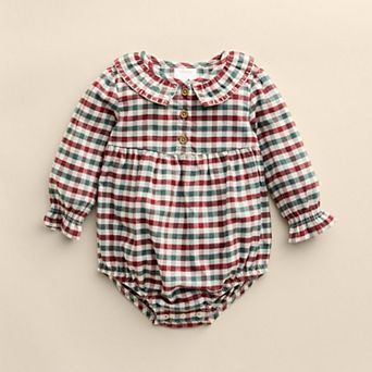 Baby Girl Little Co. by Lauren Conrad Flutter Collar Bubble Romper