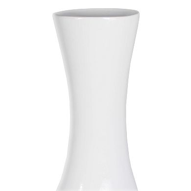 Set Of 2 Modern Black And White Large Floor Vase - 43 Inch Tall, Contemporary Home Decor