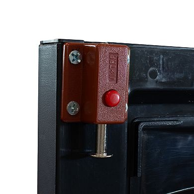 Sunnydaze Lockable Storage Cabinet with 3 Adjustable Shelves