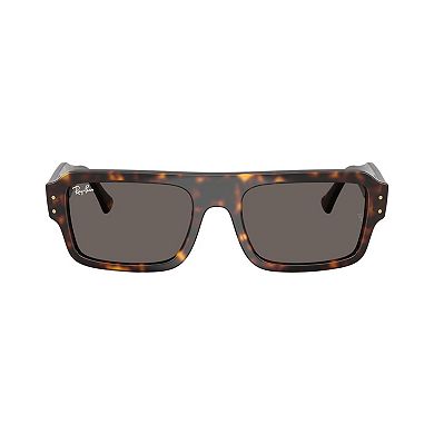 Women's Ray-Ban RB4454 55mm Lukas Rectangular Sunglasses