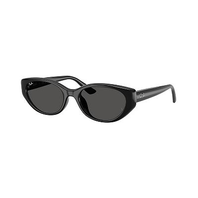 NEW RAY BAN women\'s pillow eyeglasses in polished black Ray-Ban RB5418 Optics Eyeglasses | LensCrafters main image 4