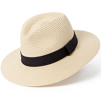 Woman Within Women's Plus Size Panama Straw Hat