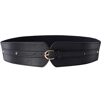 Woman Within Women's Plus Size Buckle-Front Waist Belt