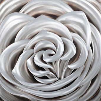 Elegance in Bloom Aluminum Rose Artwork