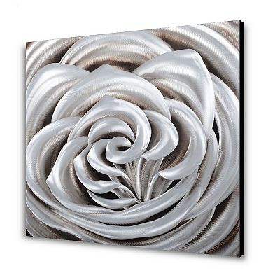 Elegance in Bloom Aluminum Rose Artwork