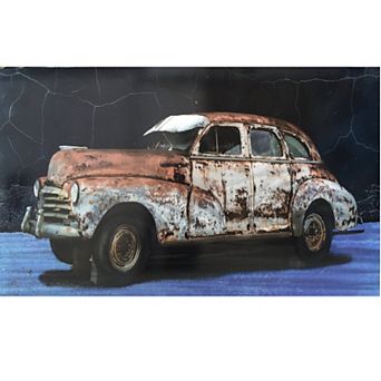 The Antique Truck Aluminum Artwork