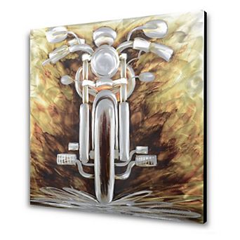 Aluminum artwork Showcase Motorcycle