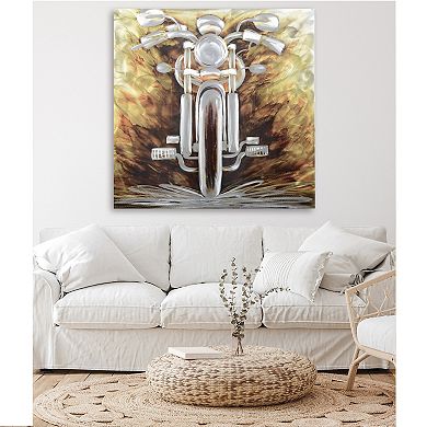Aluminum artwork Showcase Motorcycle