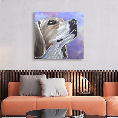 The Proud Beagle Aluminum Artwork