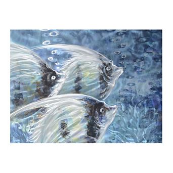 Beauty of the ocean with our Tranquil Marine Aluminum Artwork