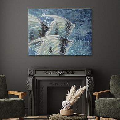 Beauty of the ocean with our Tranquil Marine Aluminum Artwork