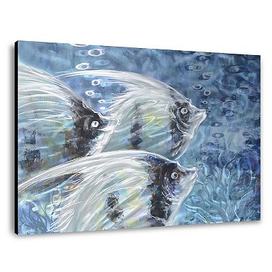 Beauty of the ocean with our Tranquil Marine Aluminum Artwork