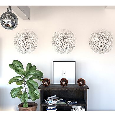 Small Wrought Iron Coral 13.5"