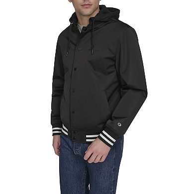 Men's Champion® Hooded Varsity Jacket