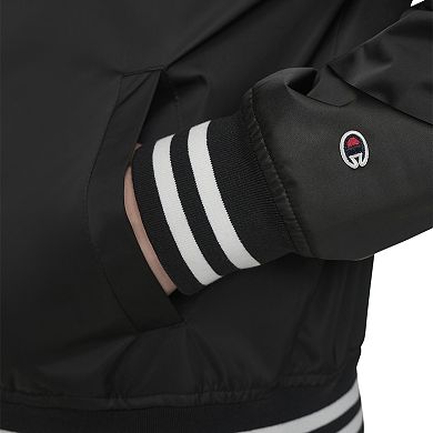 Men's Champion® Hooded Varsity Jacket