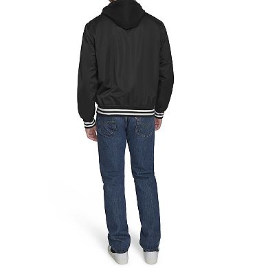 Men's Champion® Hooded Varsity Jacket
