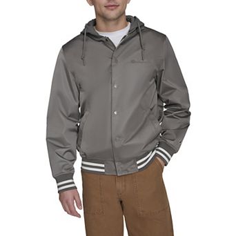 Men's Champion® Hooded Varsity Jacket