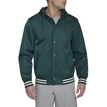 Men's Champion® Hooded Varsity Jacket