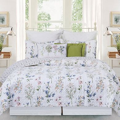 C&F Home Cynthia Floral Quilt Set with Shams