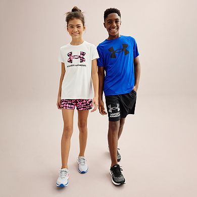 Girls 7-20 Under Armour Tech™ Print Big Logo Tee