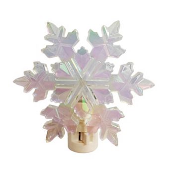 St. Nicholas Square® Acrylic Snowflake Bulb Night Light