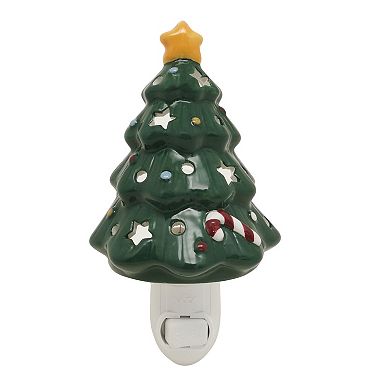 St. Nicholas Square® Ceramic Christmas Tree Night Light