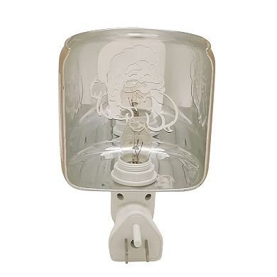 St. Nicholas Square® Glass Santa Night Light