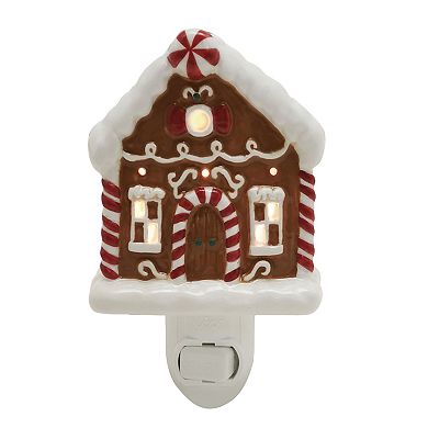 St. Nicholas Square® Ceramic Gingerbread House Night Light