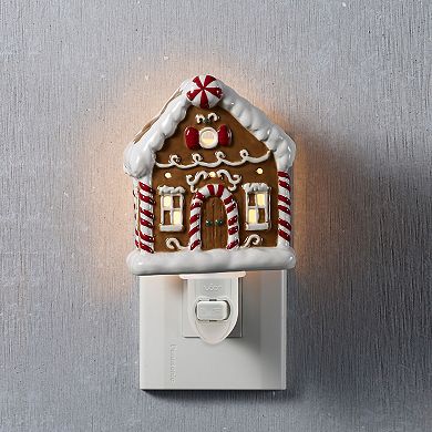 St. Nicholas Square® Ceramic Gingerbread House Night Light