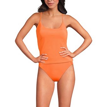 Women's Lands' End Tugless QuickDry Adjustable Strappy Back Swim Top