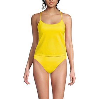 Women's Lands' End Tugless QuickDry Adjustable Strappy Back Swim Top