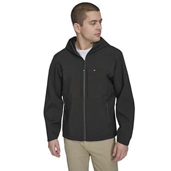 Men's Tommy Hilfiger Soft Shell Hooded Water Resistant Midweight Jacket