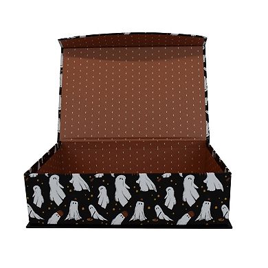 Celebrate Together Halloween Ghost Print Paper Box Table Decor