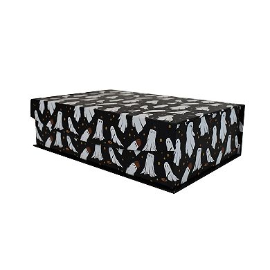 Celebrate Together Halloween Ghost Print Paper Box Table Decor