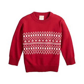 Baby & Toddler Boy Jumping Beans® Fair Isle Crewneck Sweater