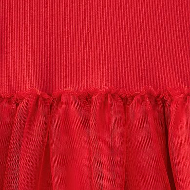 Girls 4-8 Carter's 2-pc. Tulle Top & Heart Pant Set