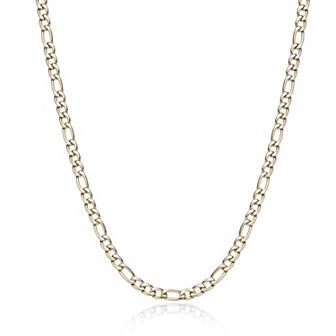 Men's LYNX Stainless Steel 6 mm Figaro Chain Necklace