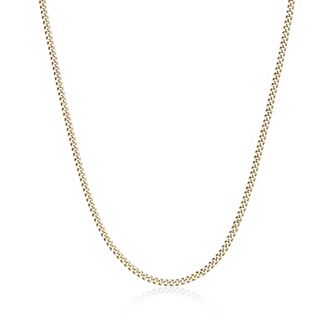 Men's LYNX Stainless Steel 4mm Curb Chain Necklace